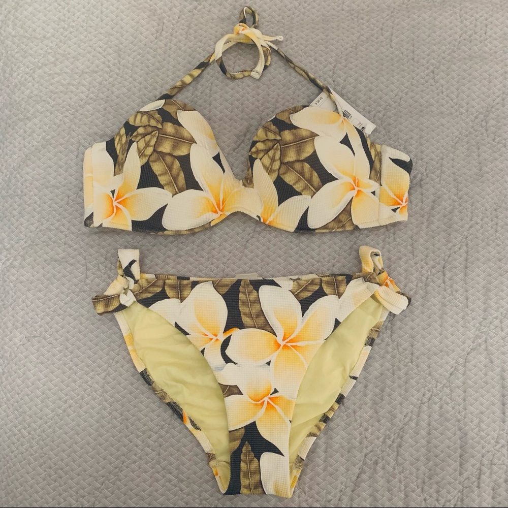 Énfasis women floral two piece bikini set